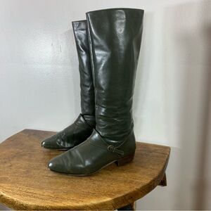 Vintage horse riding leather boots